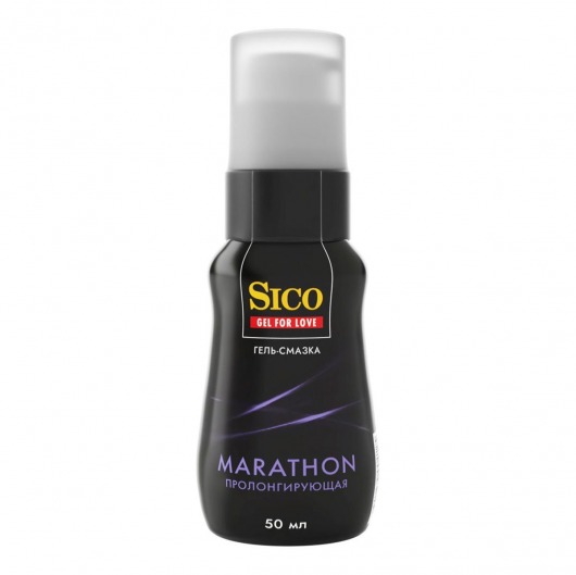 Пролонгирующая гель-смазка Sico Marathon - 50 мл. - Sico - купить с доставкой в Комсомольске-на-Амуре