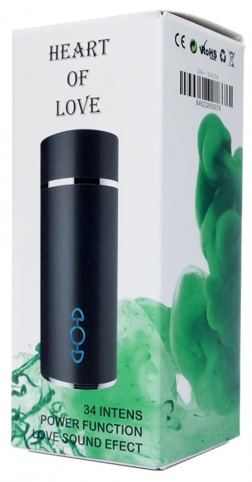 Мастурбатор-вагина с вибрацией Heart Of Love в колбе в форме сердца - Boys of Toys - в Комсомольске-на-Амуре купить с доставкой