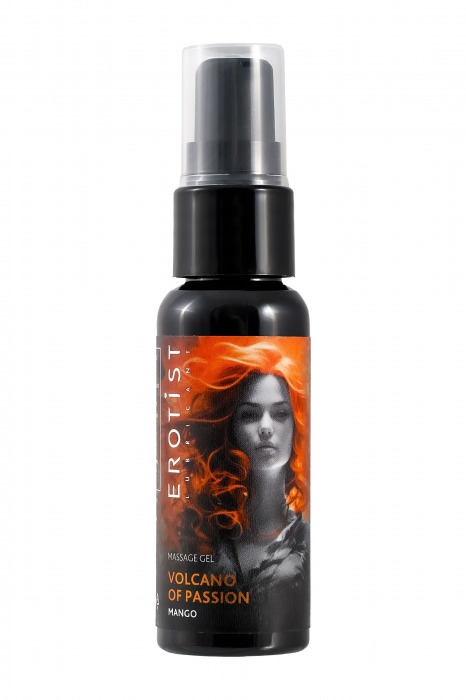 Гель с эффектом вибрации Volcano Of Passion со вкусом манго - 25 мл. - Erotist Lubricants - купить с доставкой в Комсомольске-на-Амуре