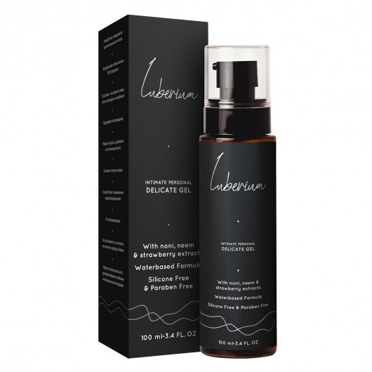 Интимный гель с экстрактами нони, нима и клубники Luberium Delicate Waterbased - 100 мл. - Luberium - купить с доставкой в Комсомольске-на-Амуре