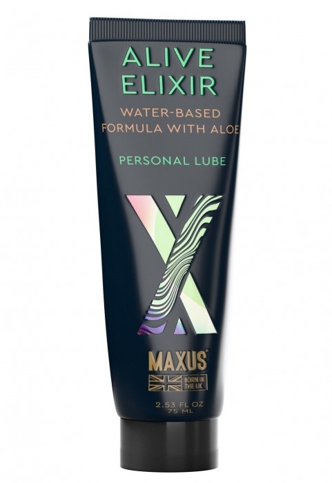 Интимный гель на водной основе MAXUS Alive Elixir - 75 мл. - Maxus - купить с доставкой в Комсомольске-на-Амуре