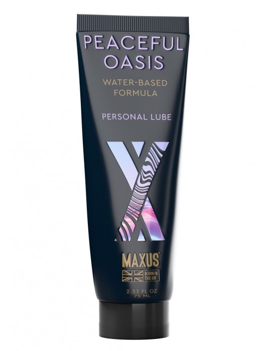 Интимный гель на водной основе MAXUS Peaceful Oasis - 75 мл. - Maxus - купить с доставкой в Комсомольске-на-Амуре