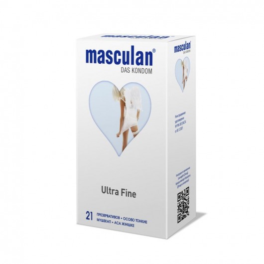 Особо тонкие презервативы Masculan Ultra Fine - 21 шт. - Masculan - купить с доставкой в Комсомольске-на-Амуре
