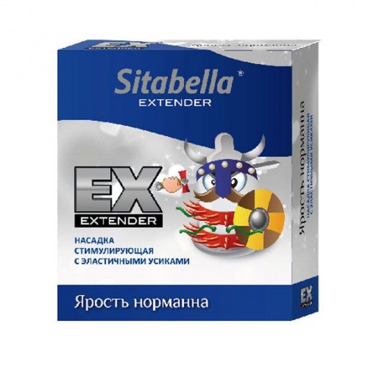 Стимулирующая насадка Sitabella Extender  Ярость норманна - Sitabella - купить с доставкой в Комсомольске-на-Амуре