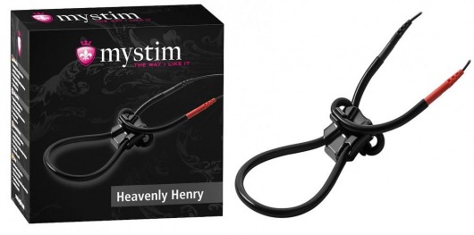 Эрекционное лассо для электростимуляции HEAVENLY HENRY - MyStim - купить с доставкой в Комсомольске-на-Амуре