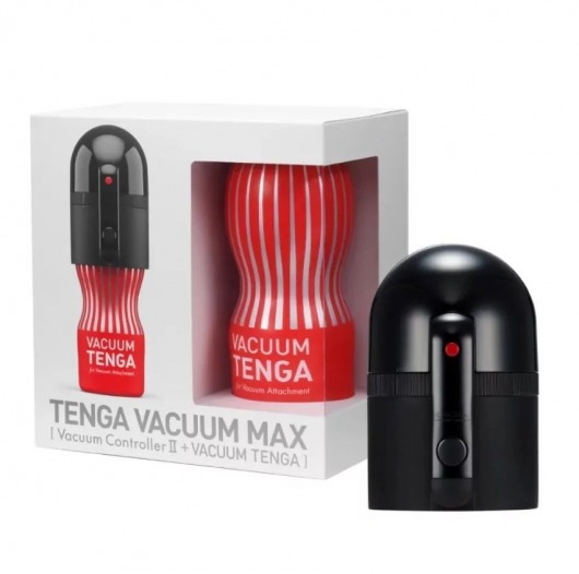 Набор Tenga Vacuum Max: мастурбатор и устройство для создания вакуума - Tenga - в Комсомольске-на-Амуре купить с доставкой Набор Tenga Vacuum Max: мастурбатор и устройство для создания вакуума - Tenga - в Комсомольске-на-Амуре купить с доставкой