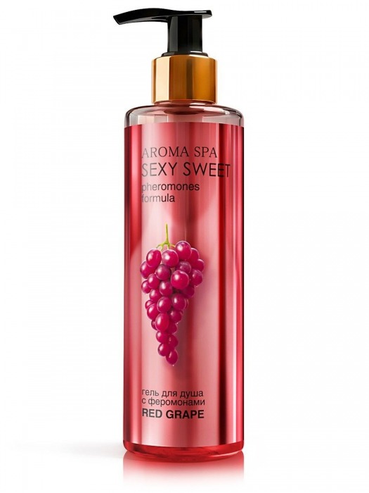 Гель для душа с феромонами и ароматом винограда Red Grape - 200 мл. -  - Магазин феромонов в Комсомольске-на-Амуре