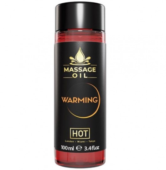 Массажное масло с согревающим эффектом Massage Oil Warming - 100 мл. - HOT - купить с доставкой в Комсомольске-на-Амуре