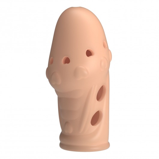 Телесная насадка на пенис Booker - 8 см. - Baile - в Комсомольске-на-Амуре купить с доставкой