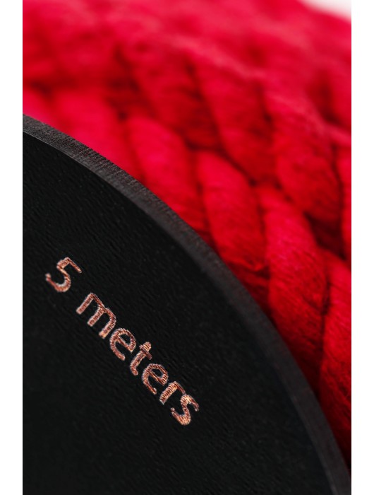 Красная веревка для шибари на катушке - 5 м. - Pecado - купить с доставкой в Комсомольске-на-Амуре