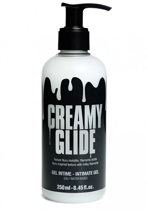 Лубрикант на водной основе Creamy Glide с консистенцией спермы - 250 мл. - Strap-on-me - купить с доставкой в Комсомольске-на-Амуре