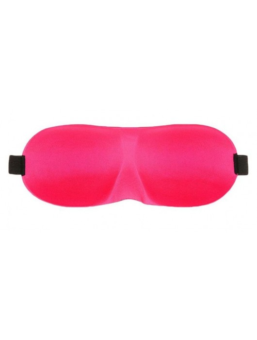 Розовая глухая маска на резинке - Sitabella - купить с доставкой в Комсомольске-на-Амуре