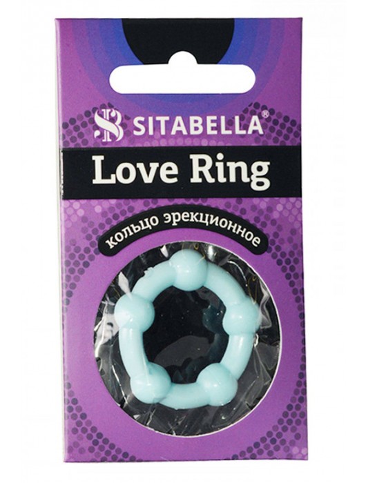 Цветное эрекционное кольцо Love Ring с бусинами - Sitabella - в Комсомольске-на-Амуре купить с доставкой