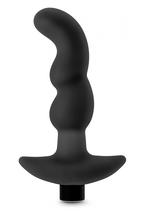 Черный вибромассажер простаты Prostate Massager 03 - 15,2 см. - Blush Novelties - в Комсомольске-на-Амуре купить с доставкой