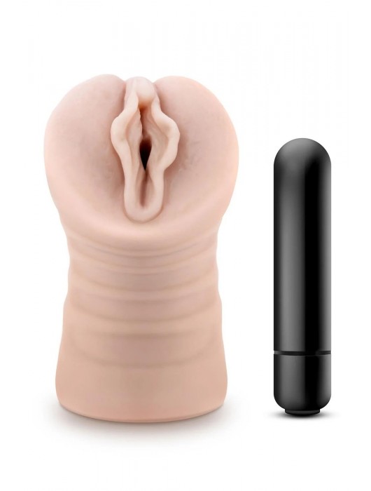 Телесный мастурбатор-вагина Destini - Blush Novelties - в Комсомольске-на-Амуре купить с доставкой