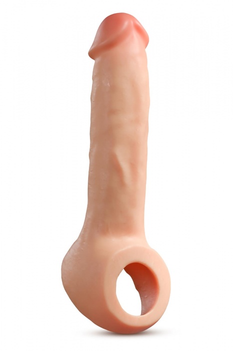 Телесная насадка-удлинитель Thrive 8.75 Inch Realistic Penis Extender Sleeve - 22,2 см. - Blush Novelties - в Комсомольске-на-Амуре купить с доставкой
