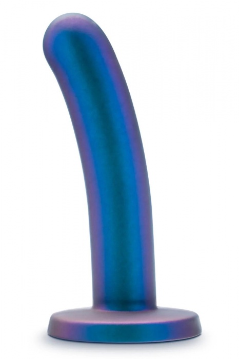 Синяя насадка с гладкой поверхностью Surrender 5.75 Inch Intermediate Pegging Dildo - 14,6 см. - Blush Novelties - купить с доставкой в Комсомольске-на-Амуре