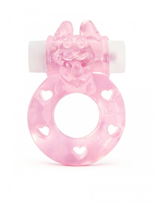 Розовое эрекционное виброкольцо в форме зайчика - 1137 - в Комсомольске-на-Амуре купить с доставкой