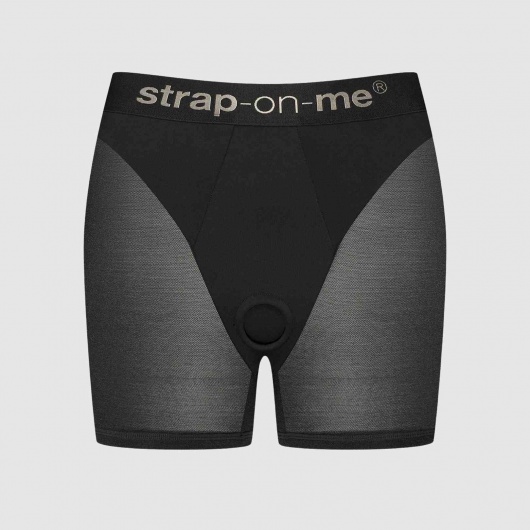 Трусики-шорты для фиксации насадок Strap-on-me Harness Lingerie Halo - size M - Strap-on-me - купить с доставкой в Комсомольске-на-Амуре