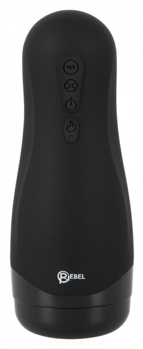 Черный вибромастурбатор с подогревом Masturbator with 3 Functions - Orion - в Комсомольске-на-Амуре купить с доставкой