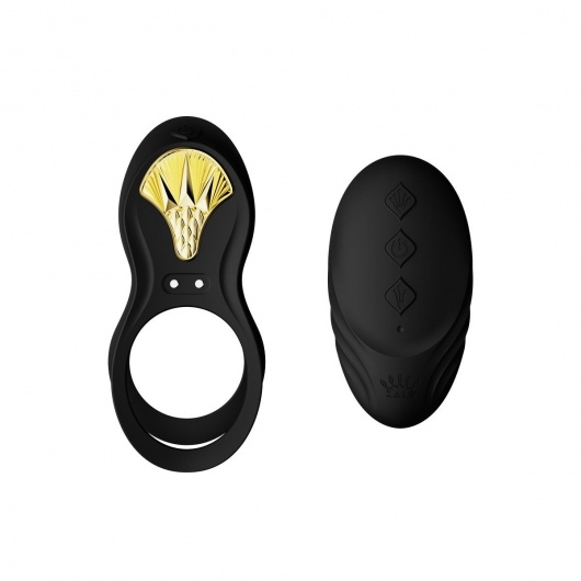 Черное эрекционное виброкольцо Bayek с пультом ДУ - Zalo - в Комсомольске-на-Амуре купить с доставкой