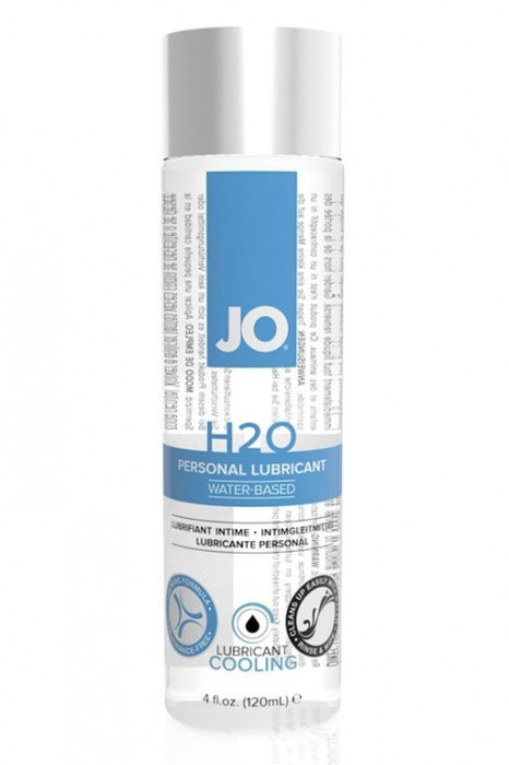 Охлаждающий лубрикант на водной основе JO Personal Lubricant H2O COOLING - 120 мл. - System JO - купить с доставкой в Комсомольске-на-Амуре