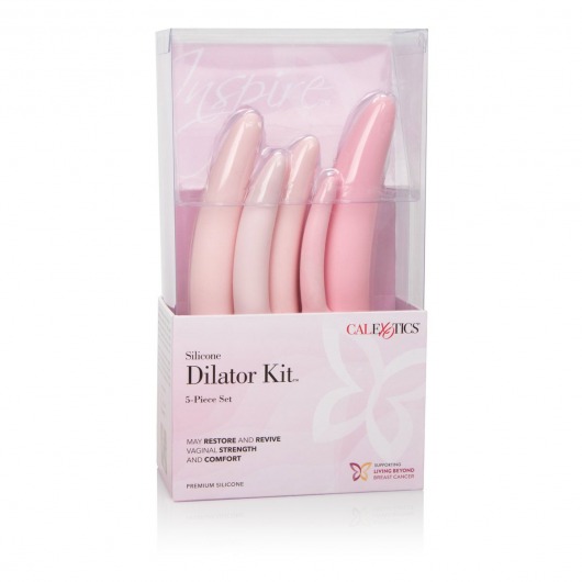 Набор из 5 фаллоимитатров разного размера Sili Dilator 5 P - California Exotic Novelties