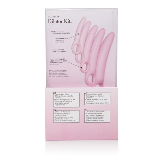Набор из 5 фаллоимитатров разного размера Sili Dilator 5 P - California Exotic Novelties