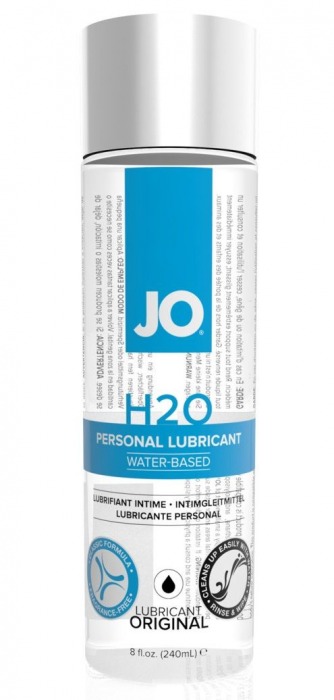 Нейтральный лубрикант на водной основе JO Personal Lubricant H2O - 240 мл. - System JO - купить с доставкой в Комсомольске-на-Амуре