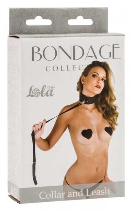 Ошейник Bondage Collection Collar and Leash One Size - Lola Games - купить с доставкой в Комсомольске-на-Амуре