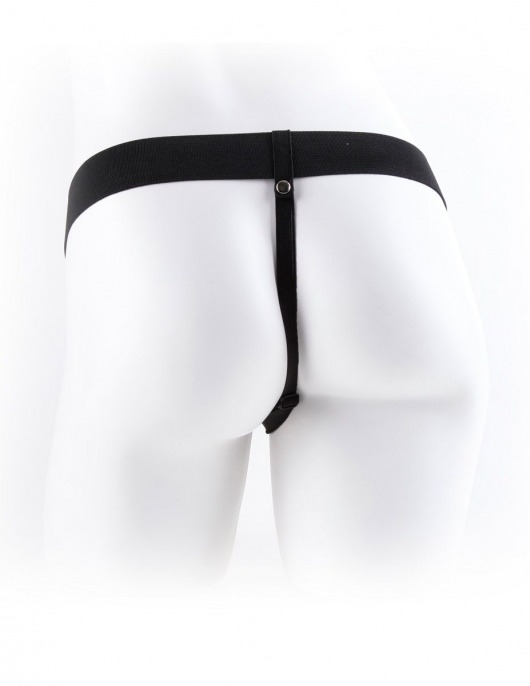 Полый мужской фаллопротез Hollow Strap-On with Balls - 24 см. - Pipedream - купить с доставкой в Комсомольске-на-Амуре