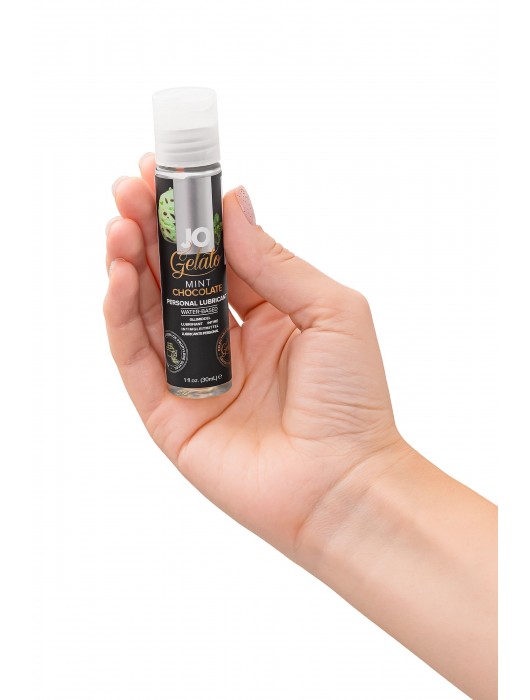 Лубрикант с ароматом мятного шоколада JO GELATO MINT CHOCOLATE - 30 мл. - System JO - купить с доставкой в Комсомольске-на-Амуре