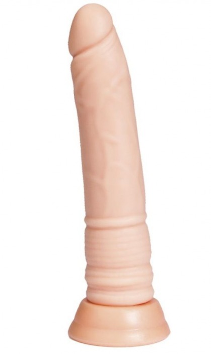Телесный фаллоимитатор A-toys с присоской - 22 см. - A-toys купить с доставкой в интернет-магазине Orgasmix в Комсомольске-на-Амуре Телесный фаллоимитатор A-toys с присоской - 22 см. - A-toys