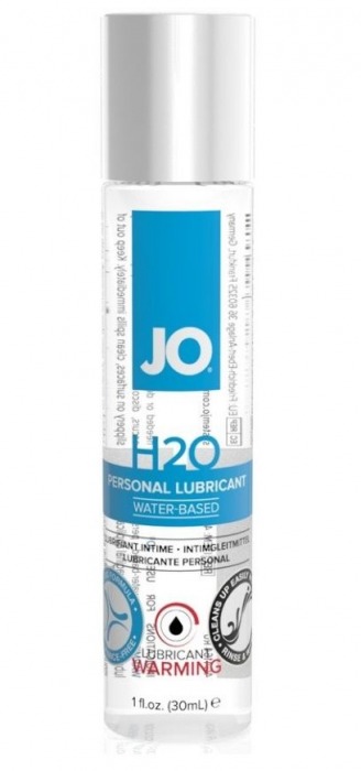 Возбуждающий лубрикант на водной основе JO Personal Lubricant H2O Warming - 30 мл. - System JO - купить с доставкой в Комсомольске-на-Амуре