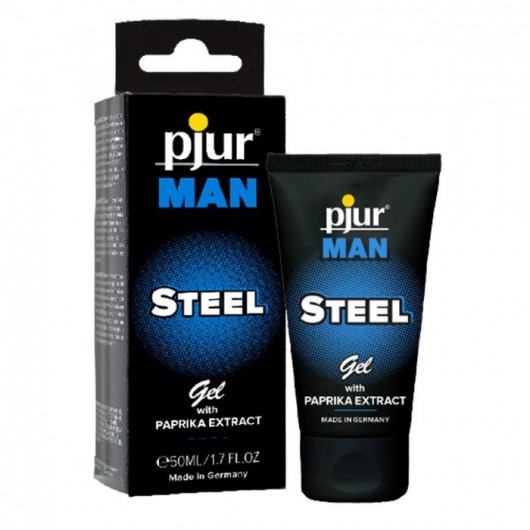 Эрекционный гель для пениса pjur MAN Steel Gel - 50 мл. - Pjur - купить с доставкой в Комсомольске-на-Амуре
