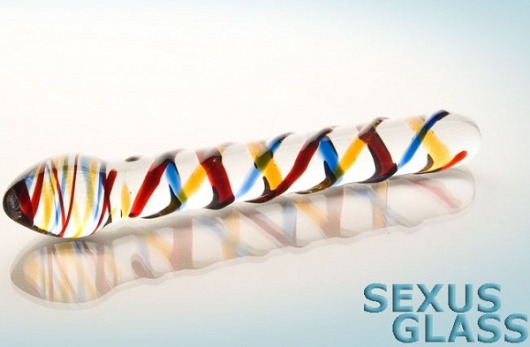 Стеклянный фаллос с гладкой головкой - 25 см. - Sexus купить с доставкой в интернет-магазине Orgasmix в Комсомольске-на-Амуре Стеклянный фаллос с гладкой головкой - 25 см. - Sexus