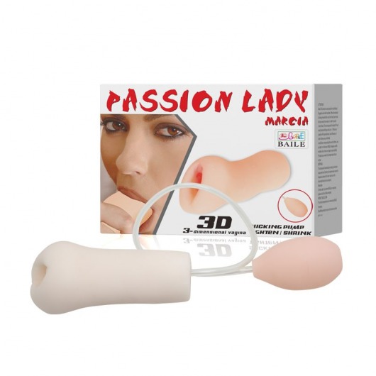 Мастурбатор Passion Lady Marcia с грушей для имитации посасывания - Baile - в Комсомольске-на-Амуре купить с доставкой