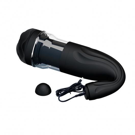 Перезаряжаемый мега-мастурбатор Breton с ротацией и возвратно-поступательным движением - Baile - в Комсомольске-на-Амуре купить с доставкой