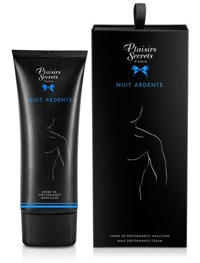 Возбуждающий крем для мужчин Nuit Ardente Creme Performante Plaisirs Secrets - 60 мл. - Plaisir Secret - купить с доставкой в Комсомольске-на-Амуре