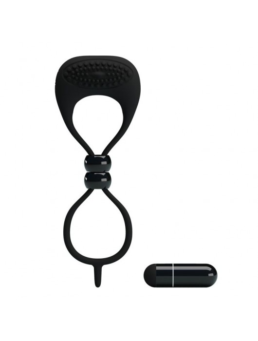 Эрекционное кольцо-лассо Locker с вибрацией - Baile - в Комсомольске-на-Амуре купить с доставкой