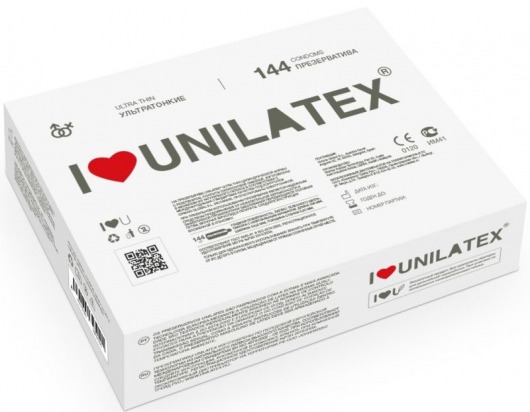 Ультратонкие презервативы Unilatex Ultra Thin - 144 шт. - Unilatex - купить с доставкой в Комсомольске-на-Амуре