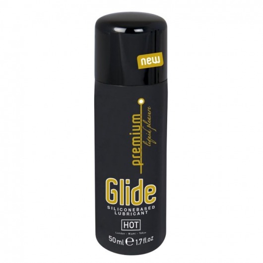 Интимный гель на силиконовой основе Premium Glide - 50 мл. - HOT - купить с доставкой в Комсомольске-на-Амуре