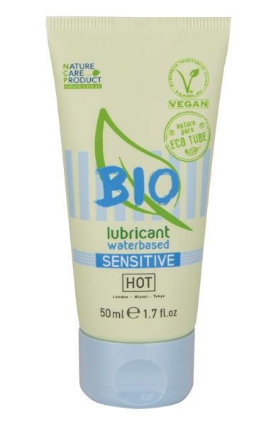 Органический лубрикант для чувствительной кожи Bio Sensitive - 50 мл. - HOT - купить с доставкой в Комсомольске-на-Амуре