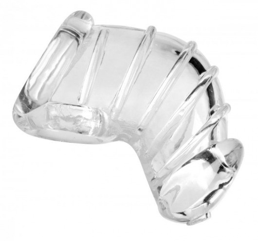 Насадка для ограничения эрекции Detained Soft Body Chastity Cage - XR Brands - купить с доставкой в Комсомольске-на-Амуре