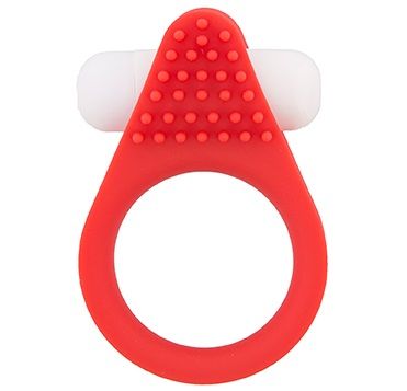 Красное эрекционное кольцо LIT-UP SILICONE STIMU RING 1 RED - Dream Toys - в Комсомольске-на-Амуре купить с доставкой