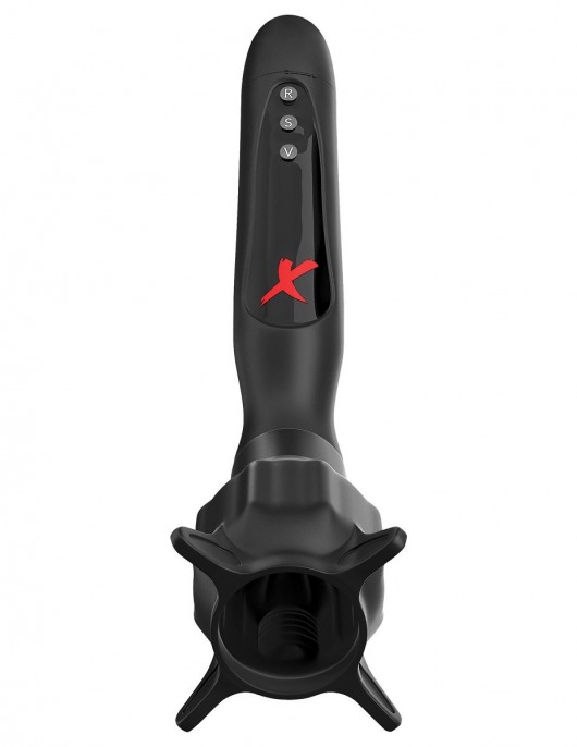 Чёрный вибростимулятор для головки члена с эффектом всасывания Vibrating Roto-Sucker - Pipedream - в Комсомольске-на-Амуре купить с доставкой