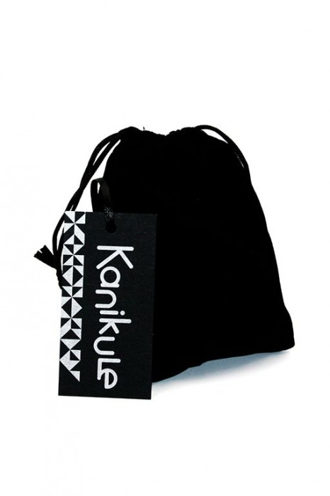 Розовая силиконовая анальная пробка с темно-фиолетовым кристаллом - 7 см. - Kanikule - купить с доставкой в Комсомольске-на-Амуре