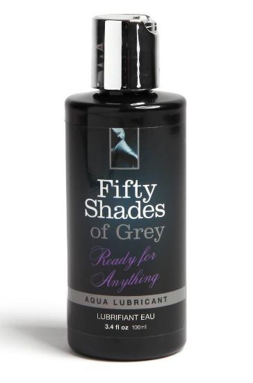 Лубрикант на водной основе Ready for Anything Aqua Lubricant - 100 мл. - Fifty Shades of Grey - купить с доставкой в Комсомольске-на-Амуре