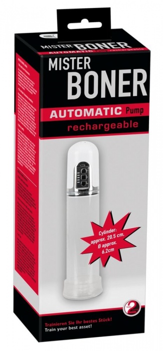 Белая автоматическая вакуумная помпа Mister Boner - Orion - в Комсомольске-на-Амуре купить с доставкой