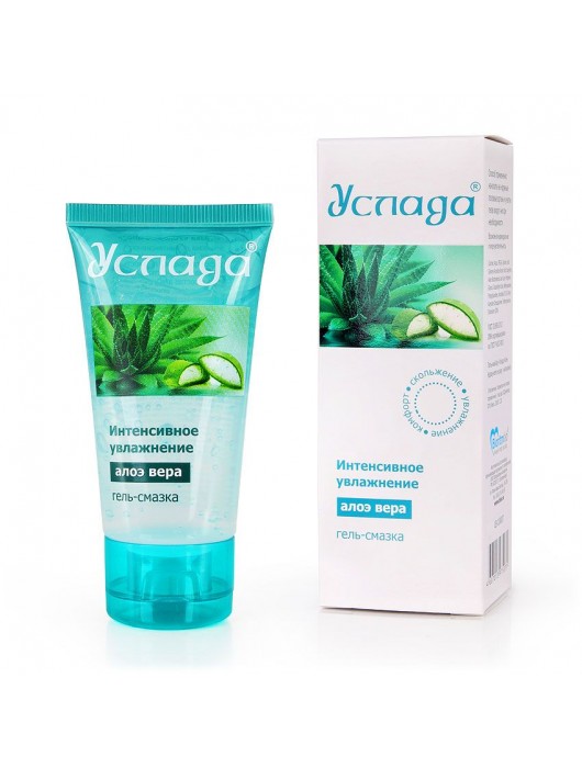 Гель-лубрикант  Услада  с алое вера - 60 гр. - Биоритм - купить с доставкой в Комсомольске-на-Амуре